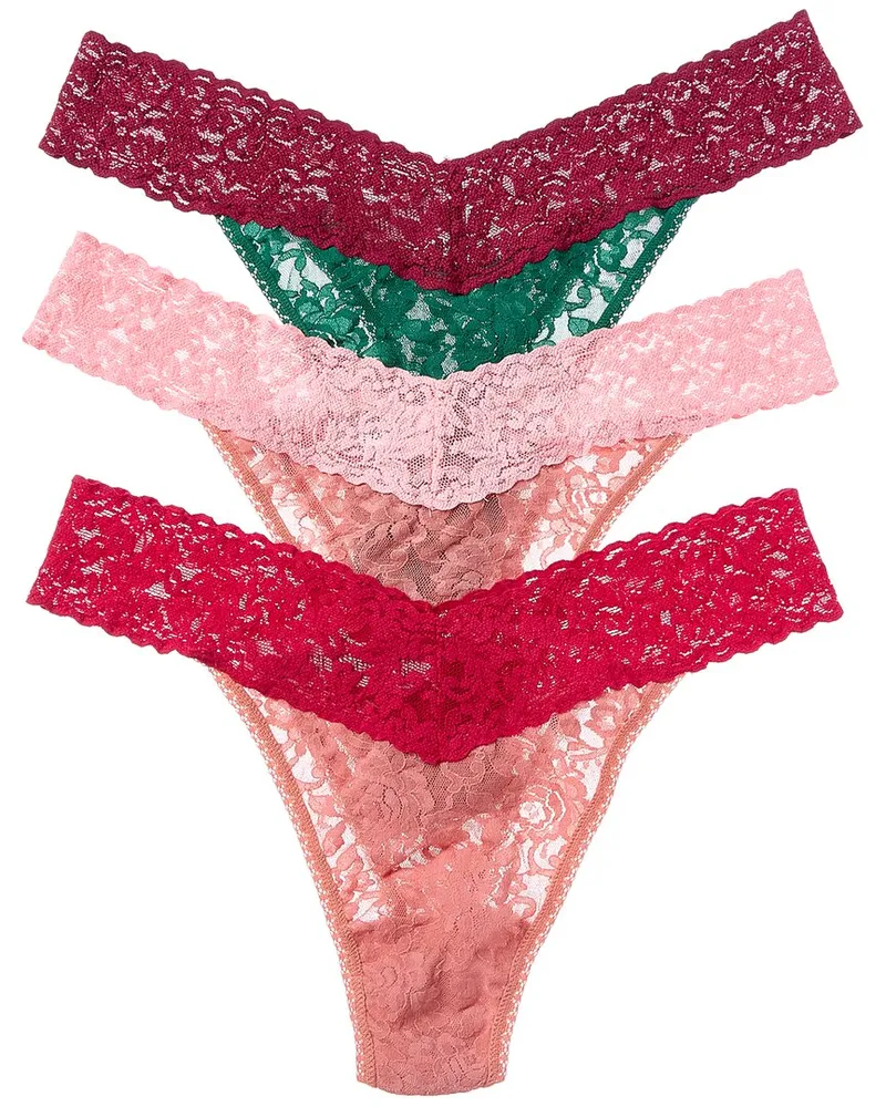 Hanky Panky 3pk Colorplay Original Thong Nocolor