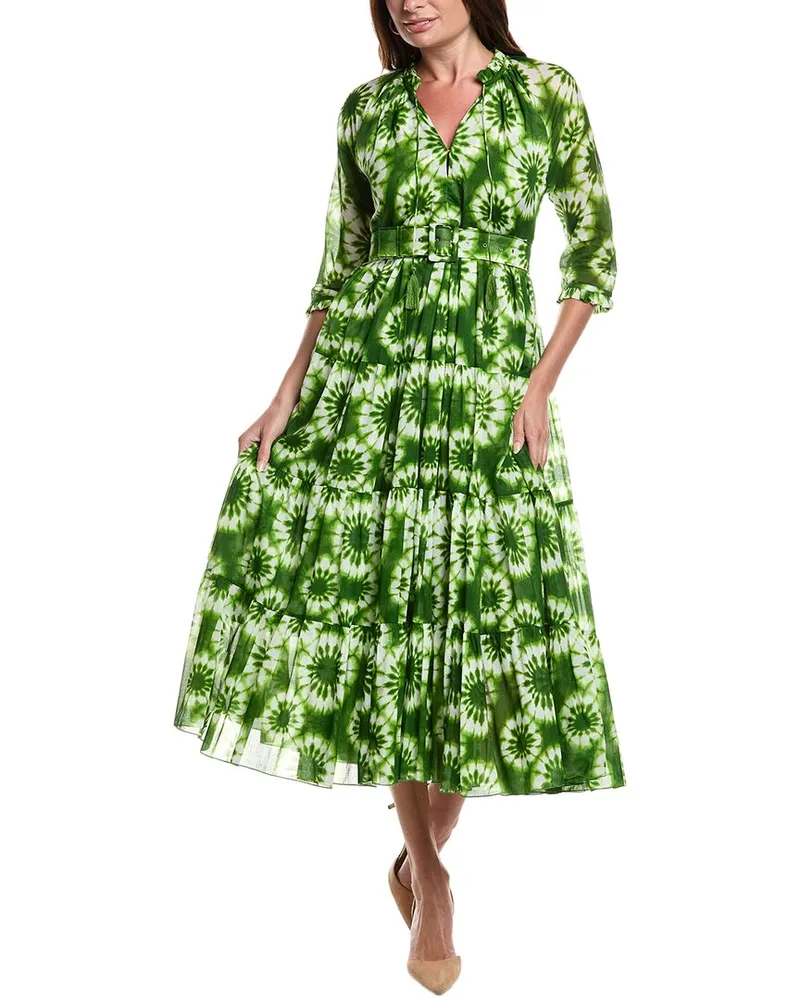 Samantha Sung Eden Maxi Dress Green