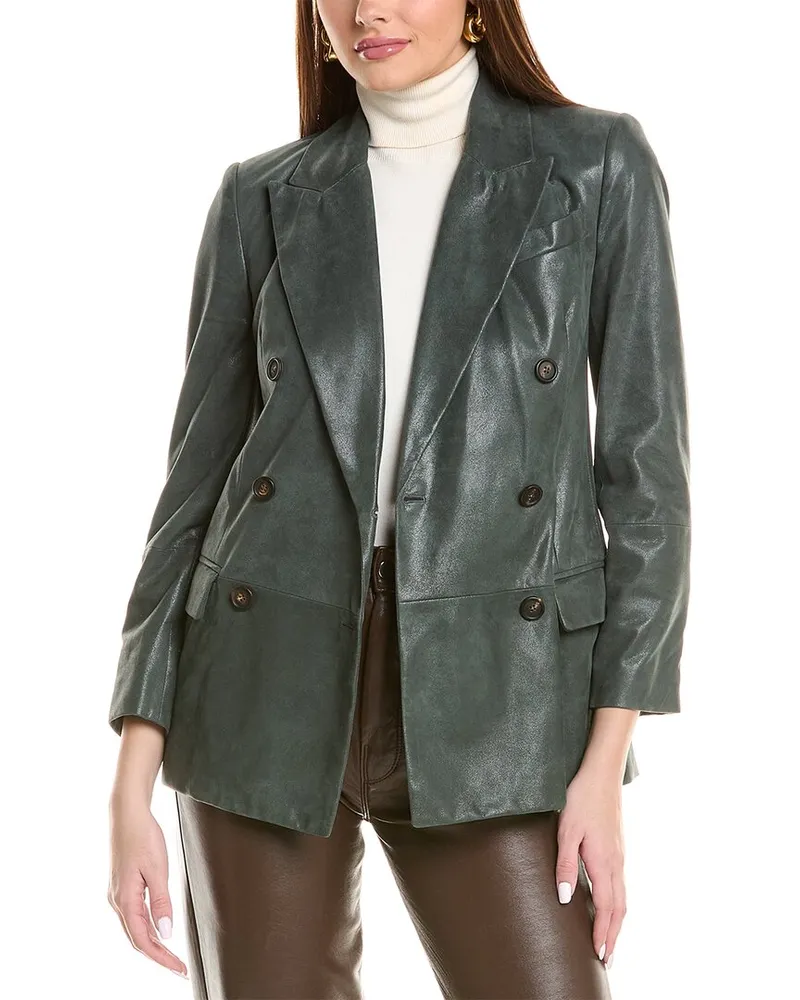 Brunello Cucinelli Suede Blazer Nocolor