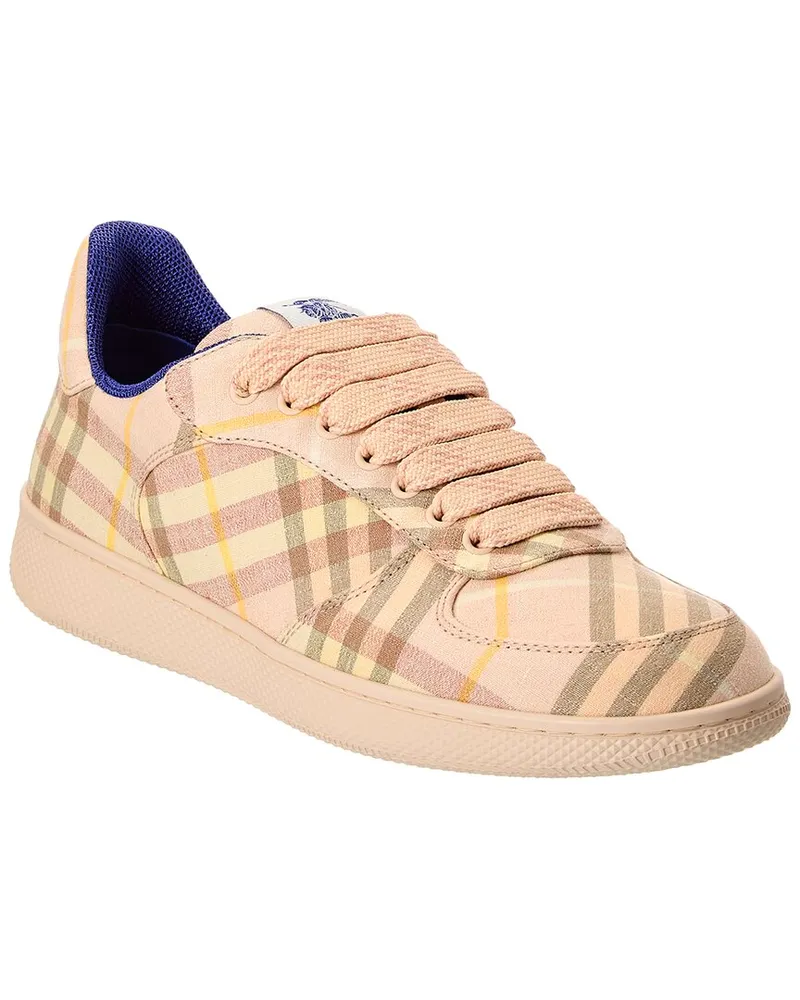 Burberry Terrace Check Canvas Sneaker Nocolor
