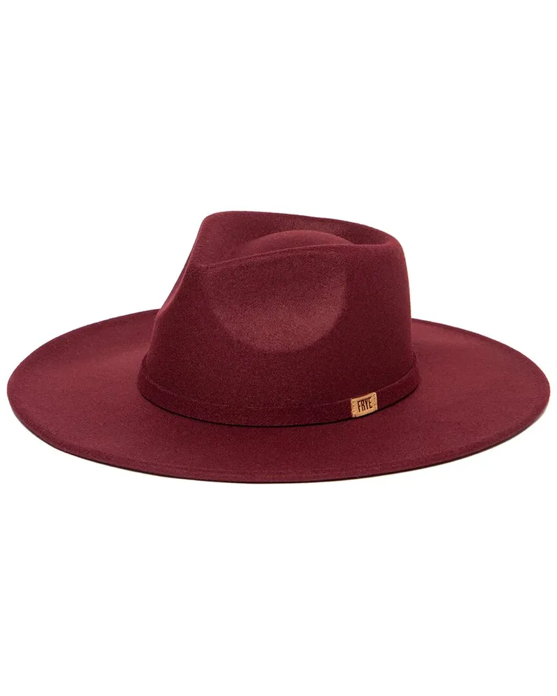 Frye Stiff Brim Fedora Pink
