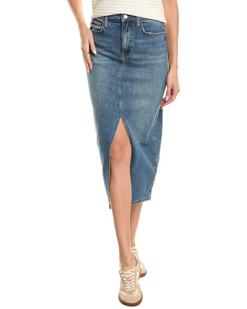 HUDSON Jeans Reconstructed Skirt Blue