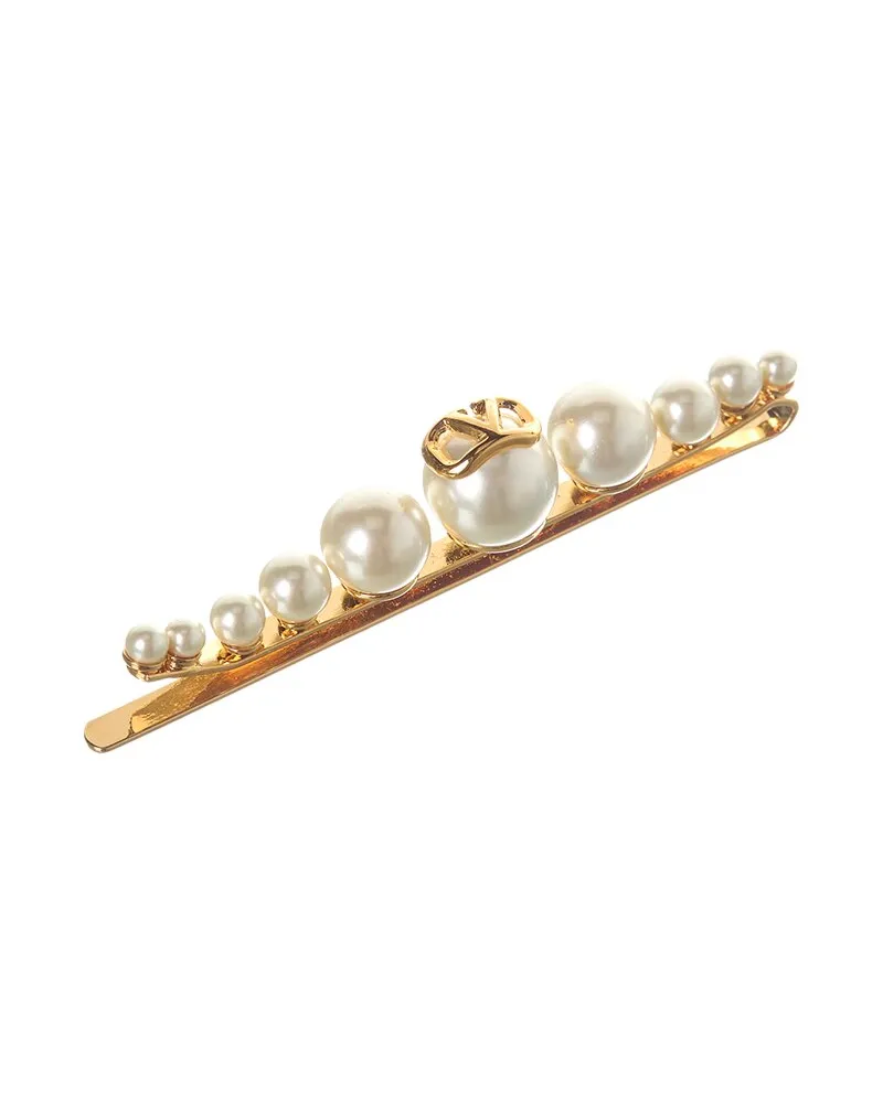 Valentino Garavani VLogo Signature Metal Hair Clip Nocolor