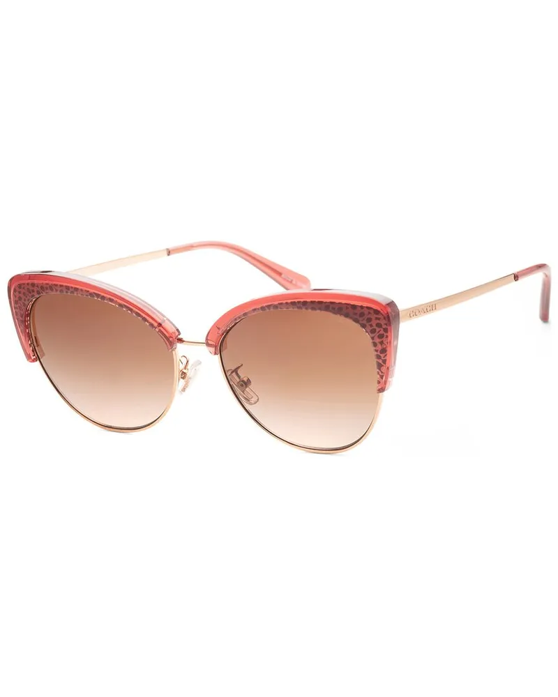 Coach Women's HC7110 55mm Polarized Sunglasses Red