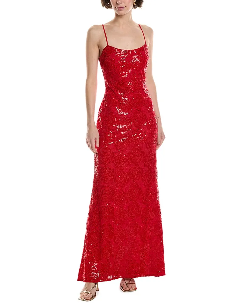 Monique Lhuillier Ila Strapless Maxi Dress Nocolor