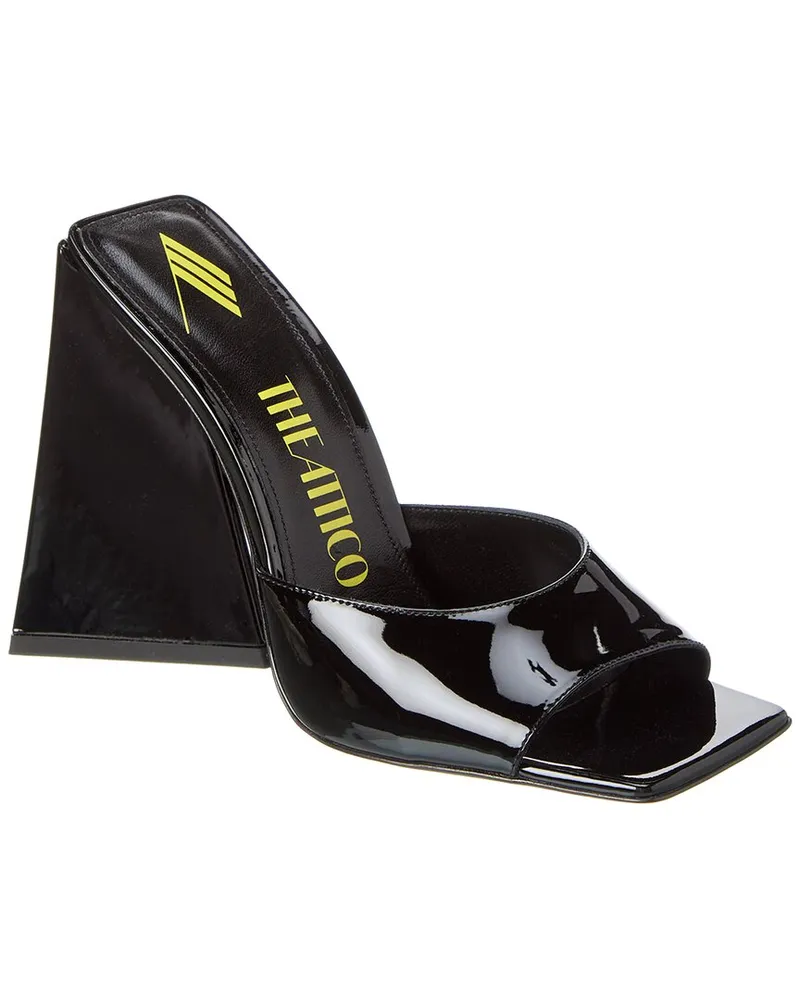 ATTICO Devon Patent Sandal Black
