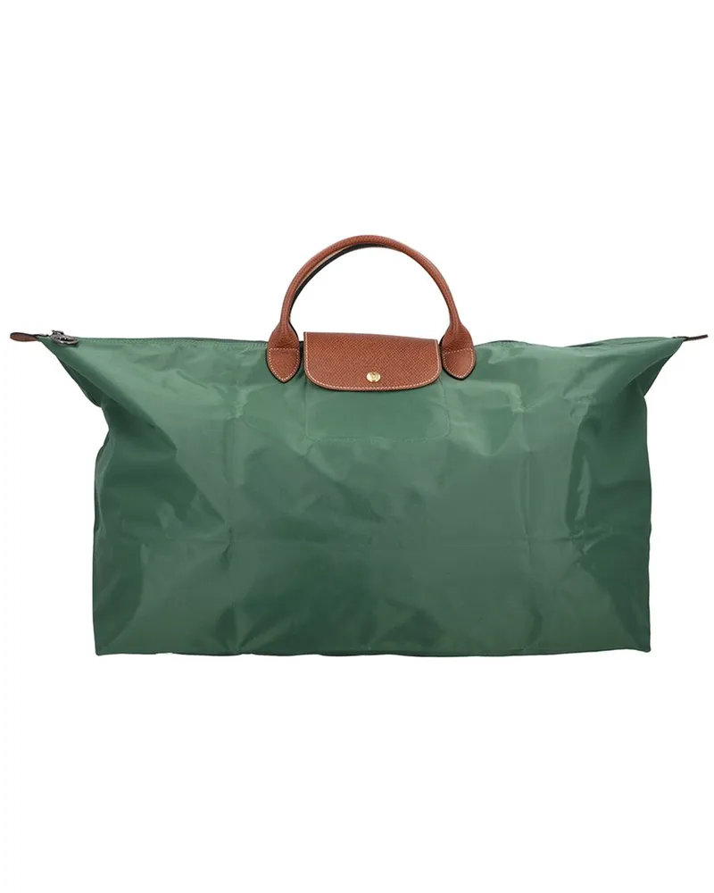 Longchamp Le Pliage Canvas Tote Green