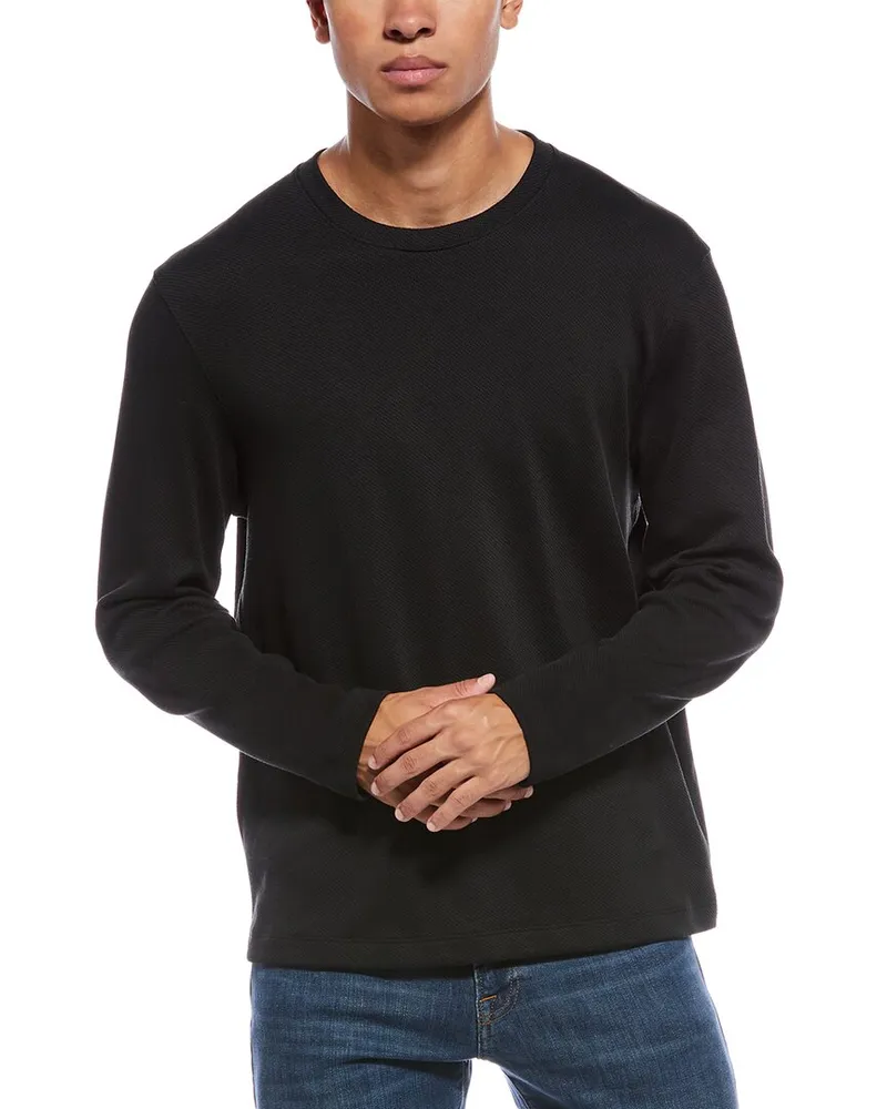 Theory Delroy Crewneck Sweater Black