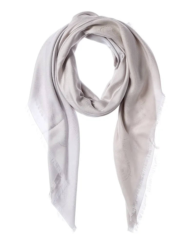 Givenchy Silk-Blend Scarf Grey