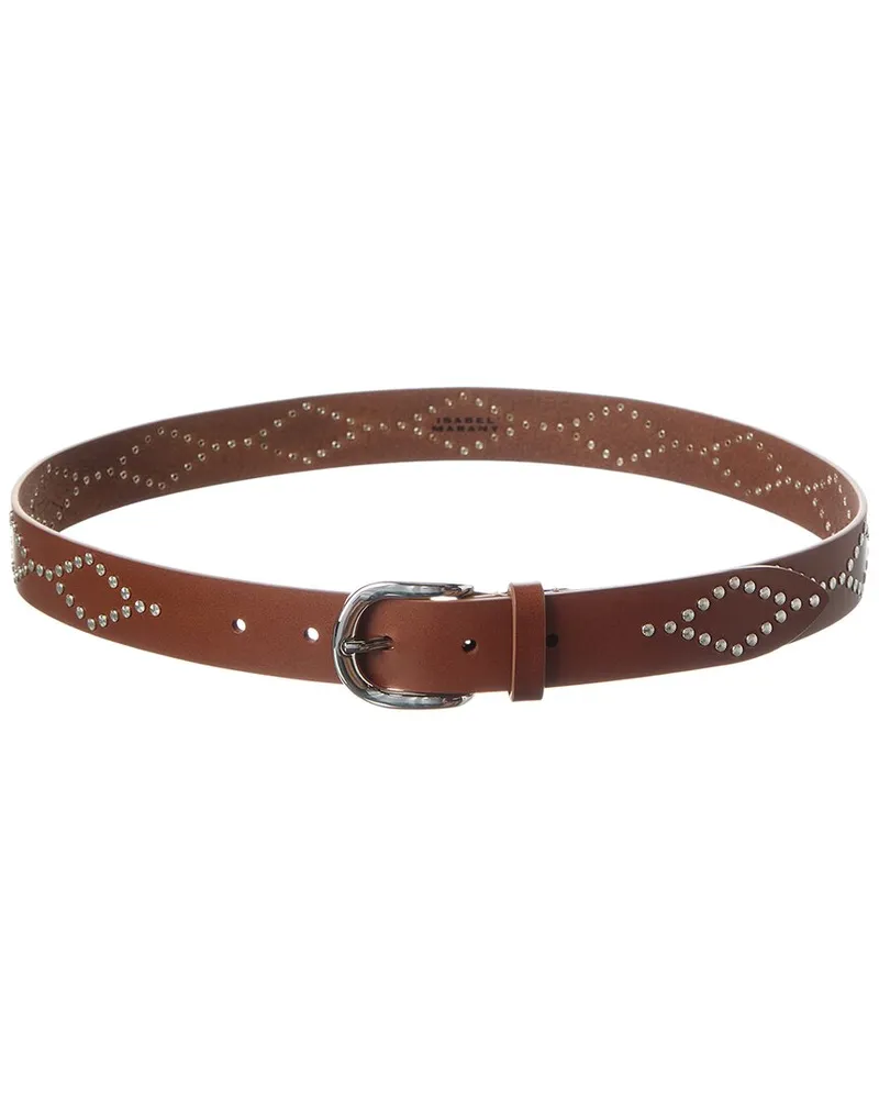 Isabel Marant Liliana Leather Belt Brown