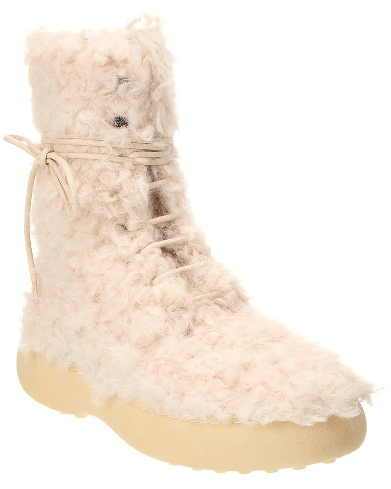 TOD'S Gommini Cassetta Leather Boot White
