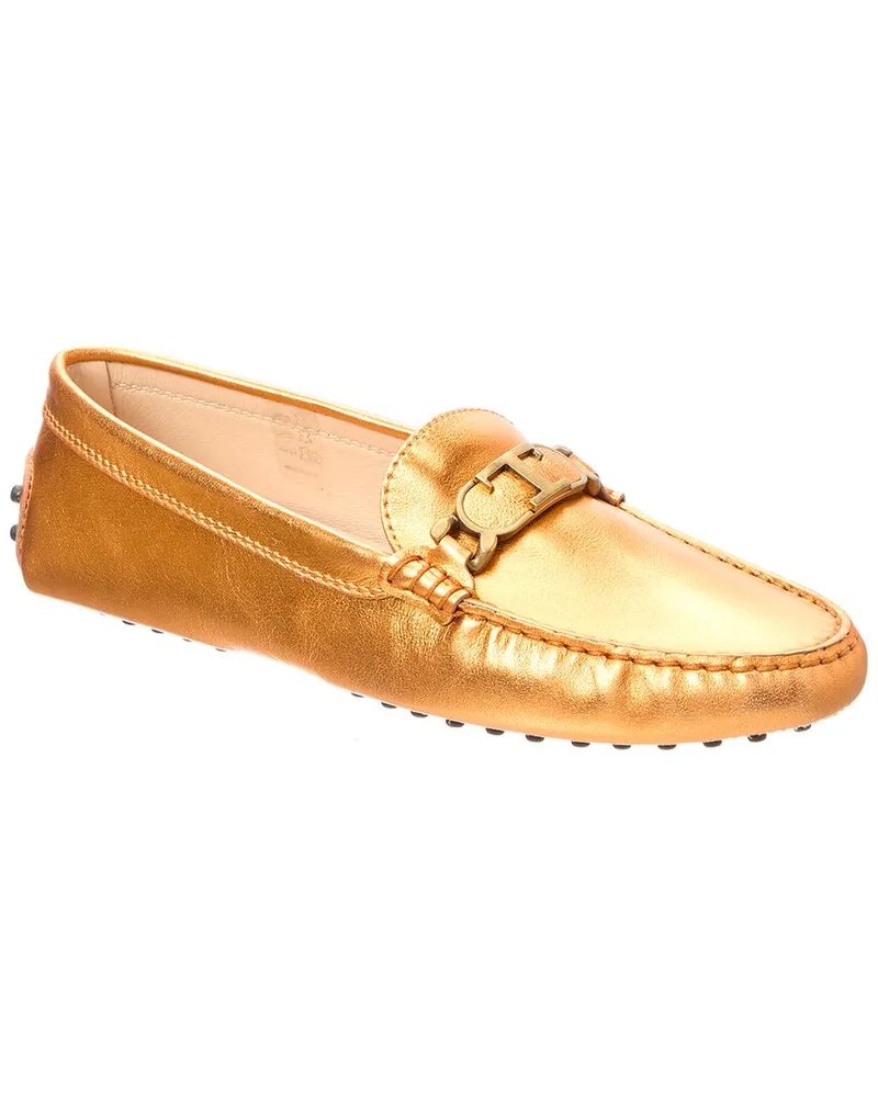 TOD'S TOD’s Gommini Leather Loafer Orange