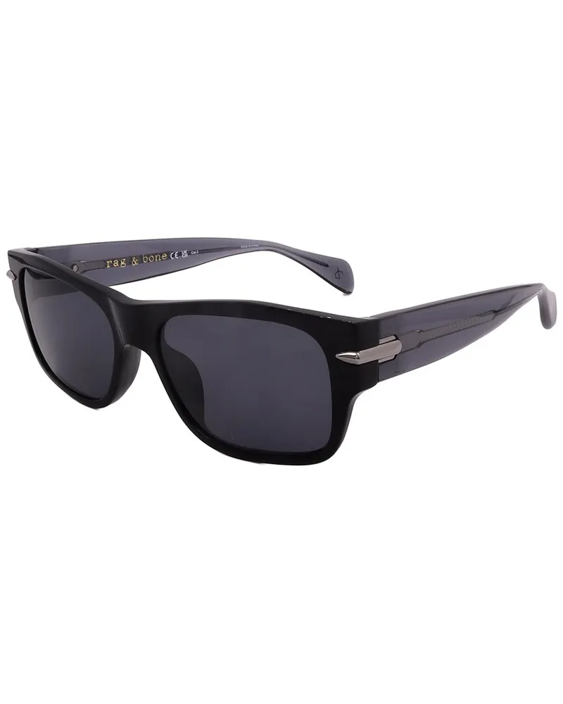 Rag & Bone Unisex RNB5057/S 55mm Sunglasses Black