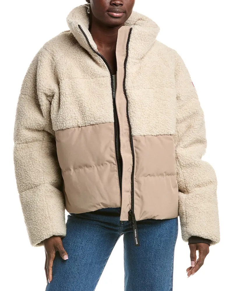 Canada Goose Elora Wool-Blend Puffer Jacket Nocolor