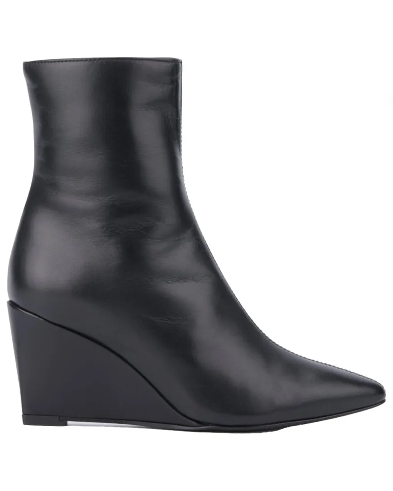 Aquatalia Pauletta Weatherproof Leather Boot Black