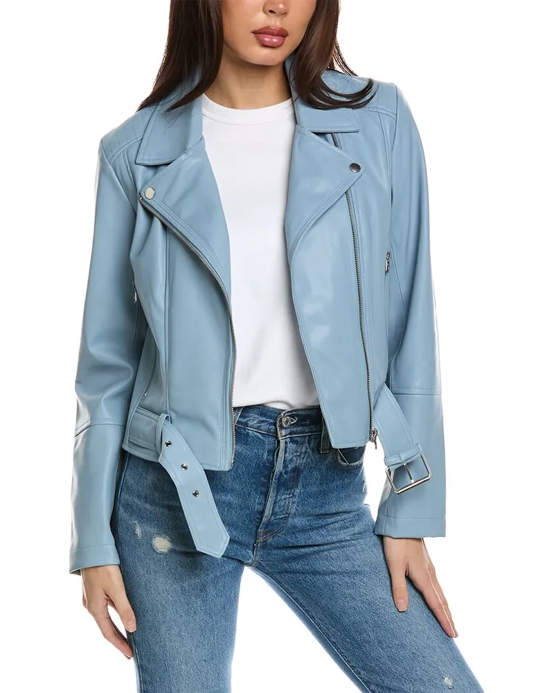 French Connection Asymmetrical Moto Jacket Nocolor