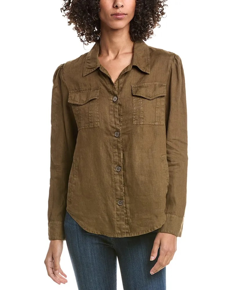 Michael Stars Jay Linen Shacket Nocolor
