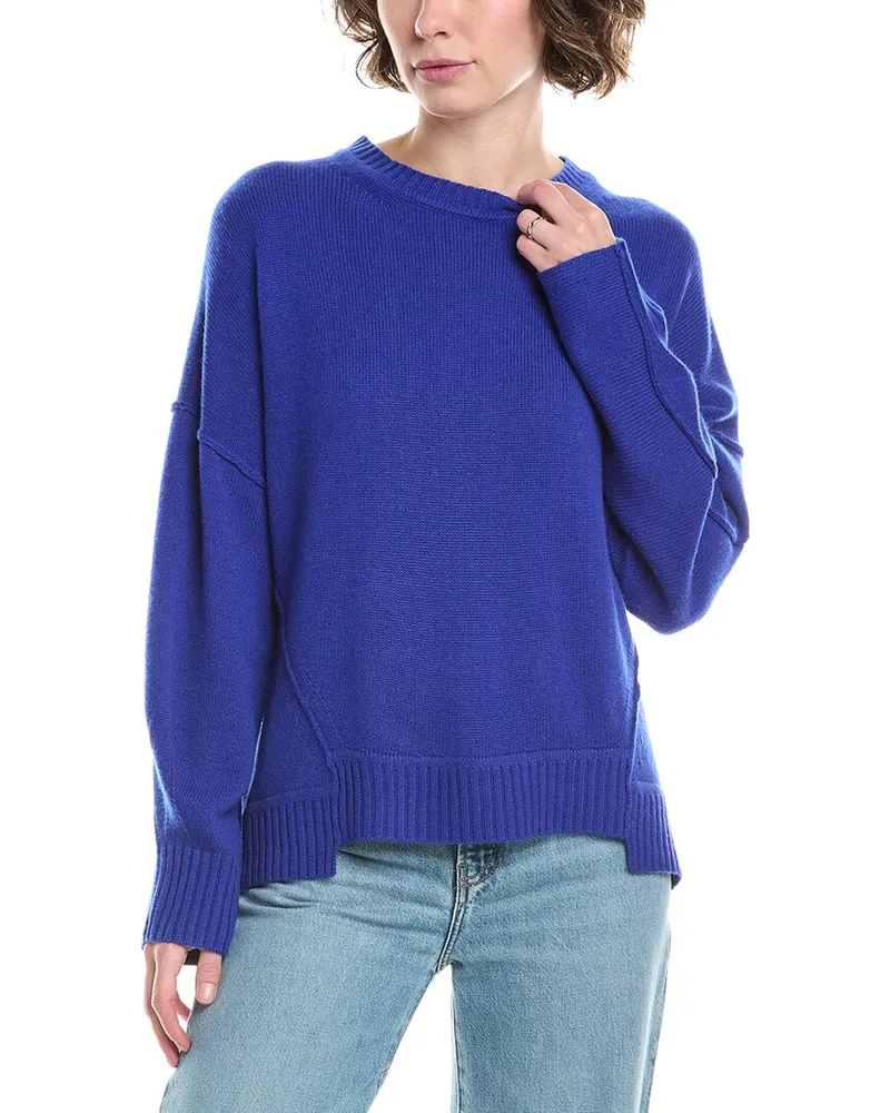 No Name NONAME High-Low Cashmere Sweater Red