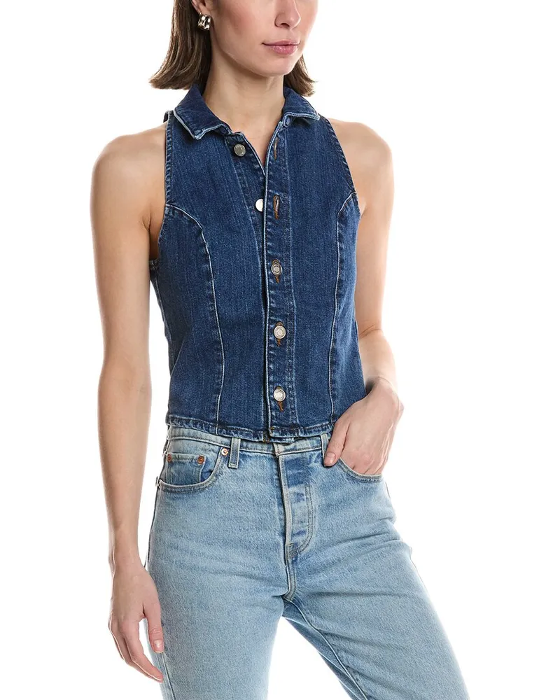 HUDSON Jeans Halter Vest Blue
