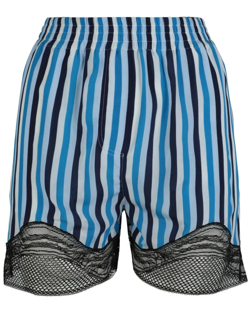 Burberry Silk Short Blue