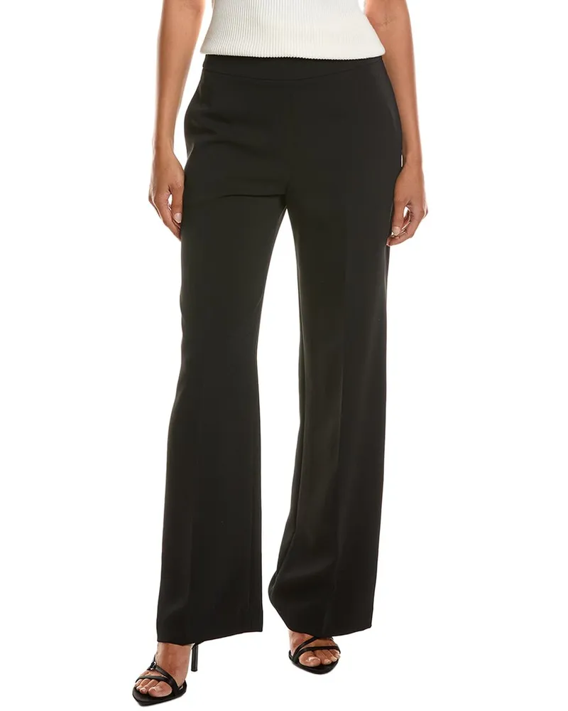 Milly Natia Crepe Pant Black