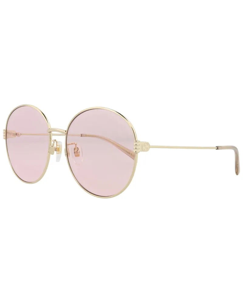 Gucci Women's GG1281SK 60mm Sunglasses Gold