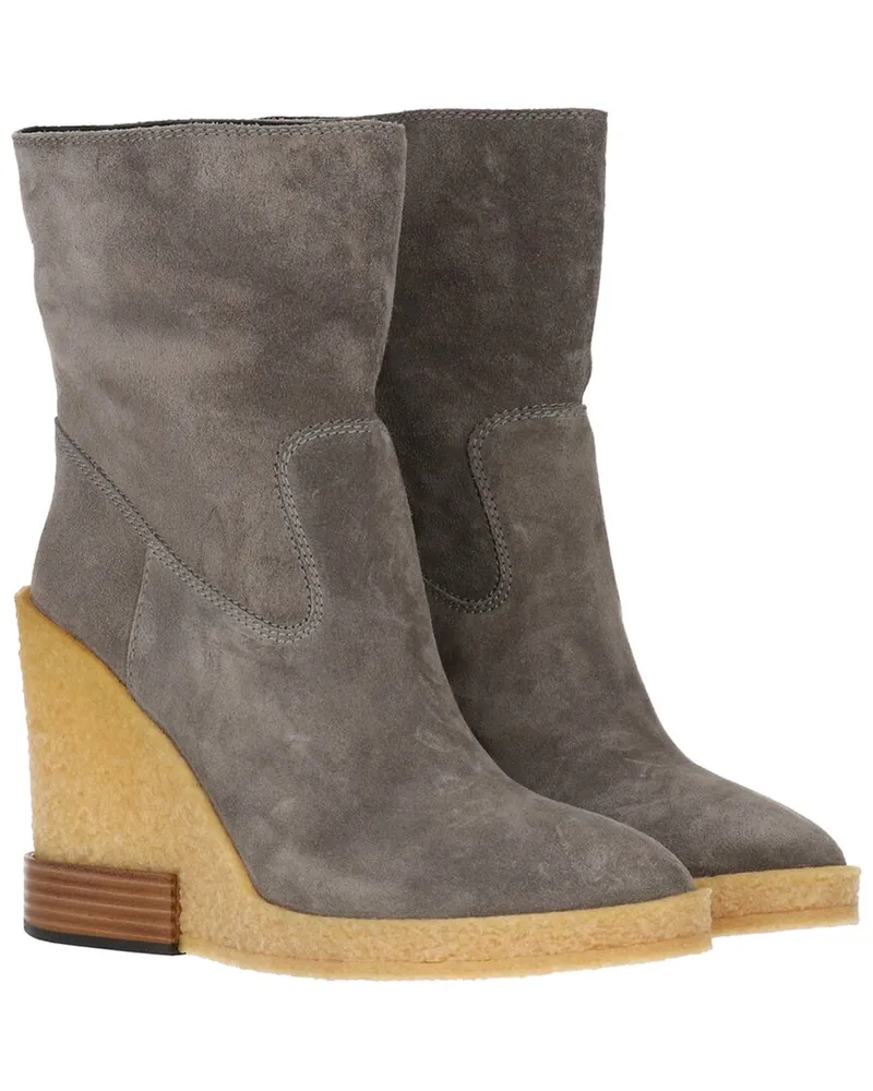 TOD'S TODs Zeppa Para Suede Boot Grey