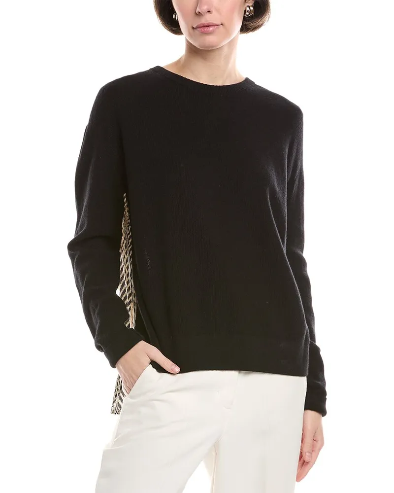 Akris Cashmere & Silk Pullover Black