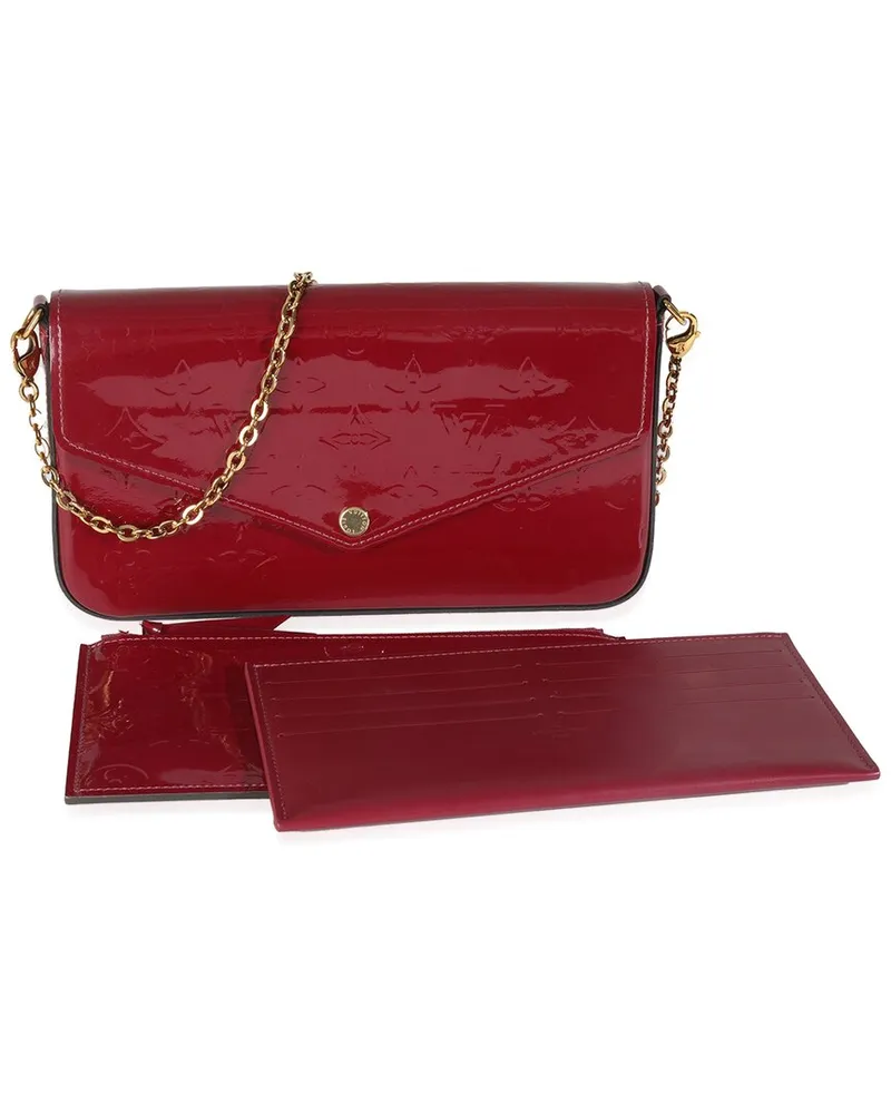 Louis Vuitton Pink Leather Felicie Pochette (Authentic Pre-Loved Nocolor