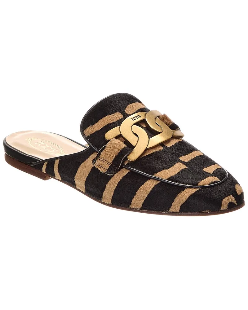 TOD'S TOD’s Haircalf Mule Brown