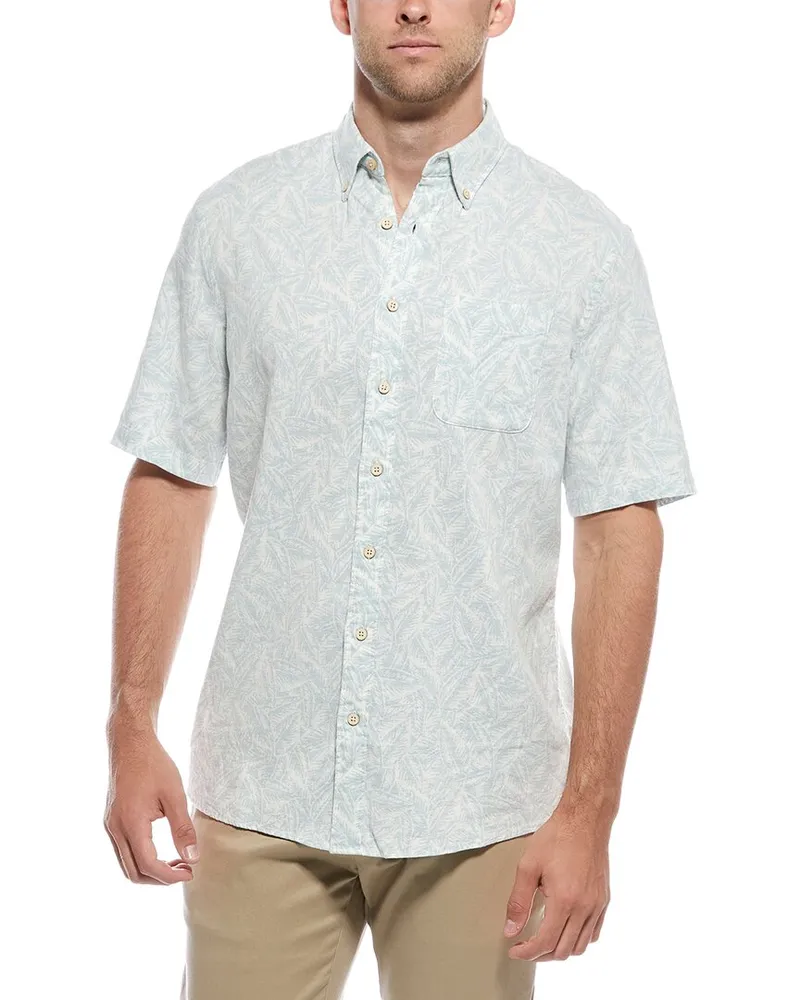 Faherty Breeze Shirt (Tall Blue