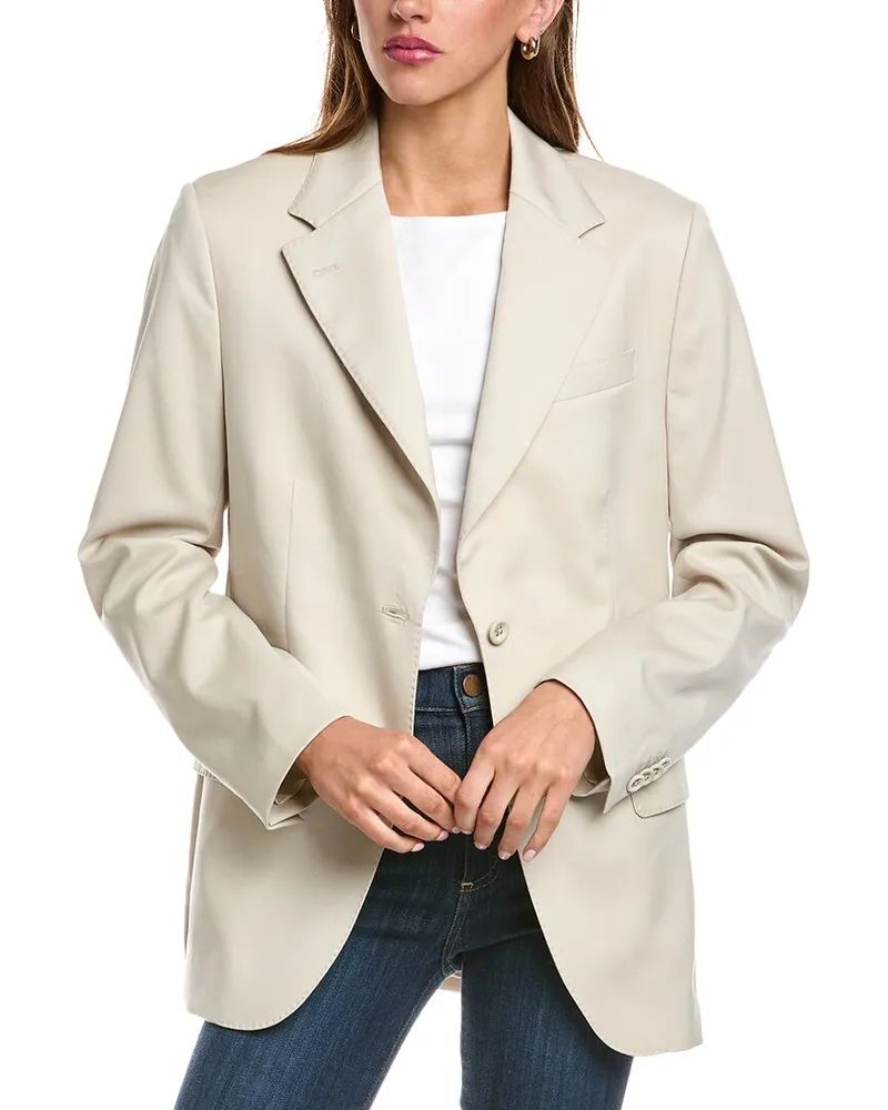 Officine Generale Officine Generale Giovanni Wool Jacket Beige