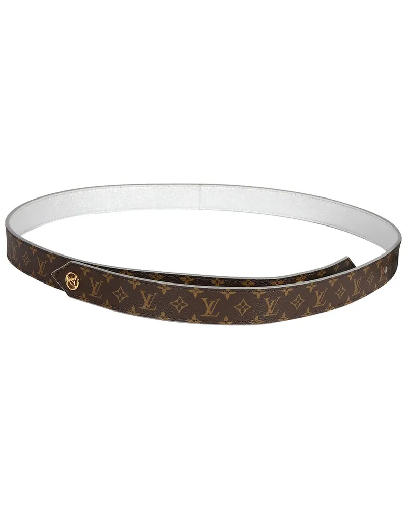 Louis Vuitton LV Pool Party Reversible Belt Size 46 (Authentic Pre-Loved Nocolor