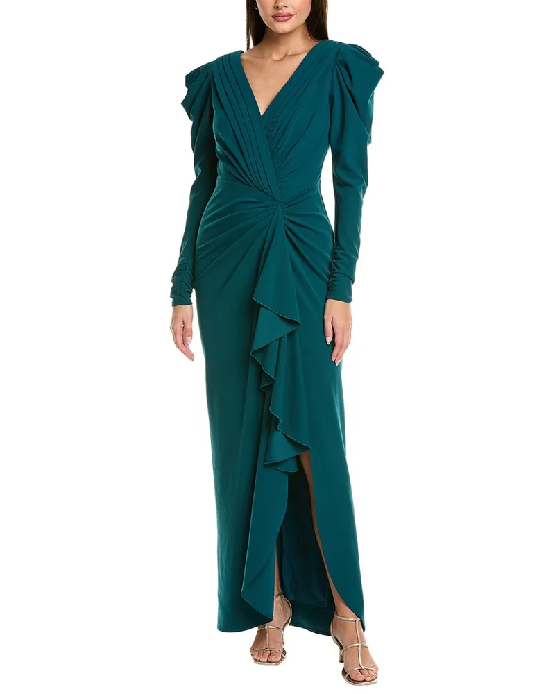 Tadashi Shoji Gown Green