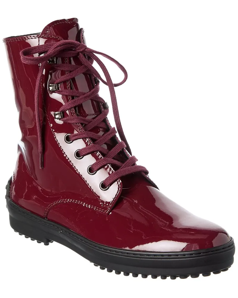 TOD'S TOD’s Patent Boot Red