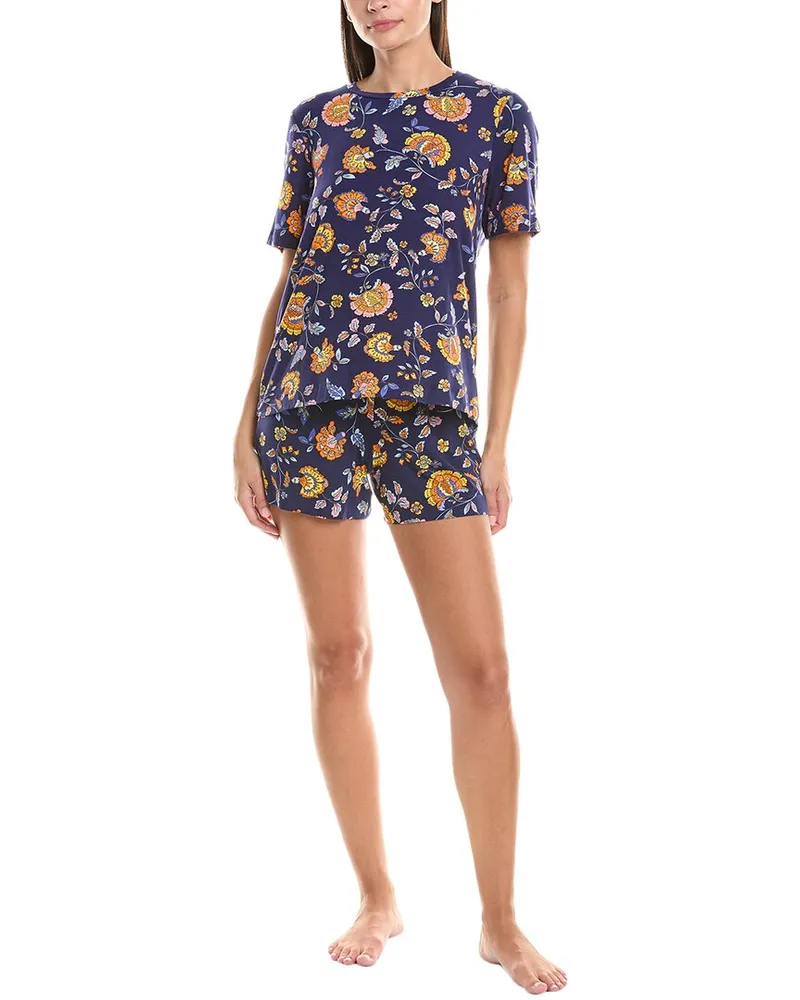 SANCTUARY 2pc Shirt & Boxer Pajama Set Blue