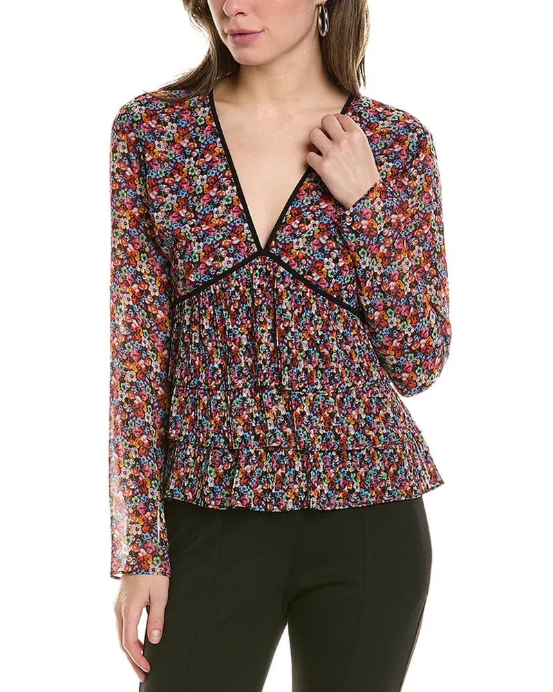 The Kooples Blazing Field Top Black
