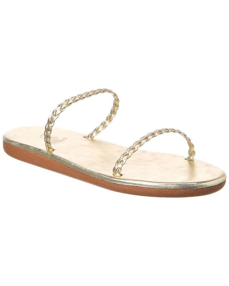 Ancient Greek Sandals Aprilia Leather Sandal Gold