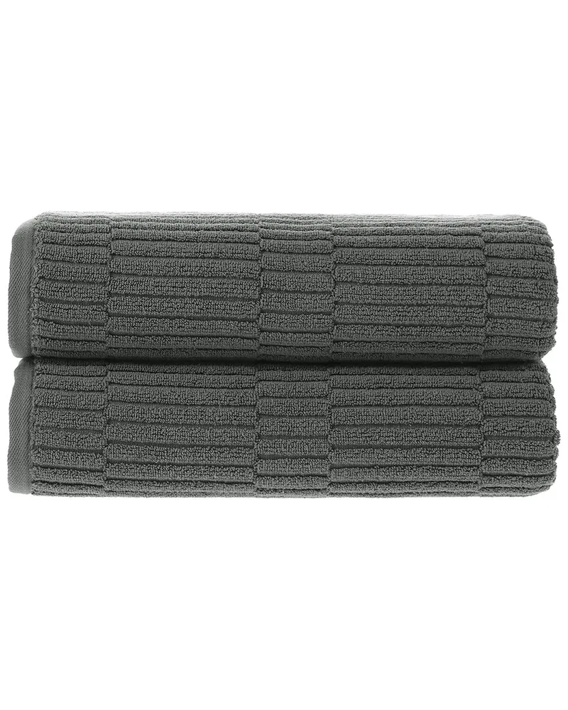 Alexis Antimicrobial Oxford Bath Sheet, Pack Of 2 Nocolor