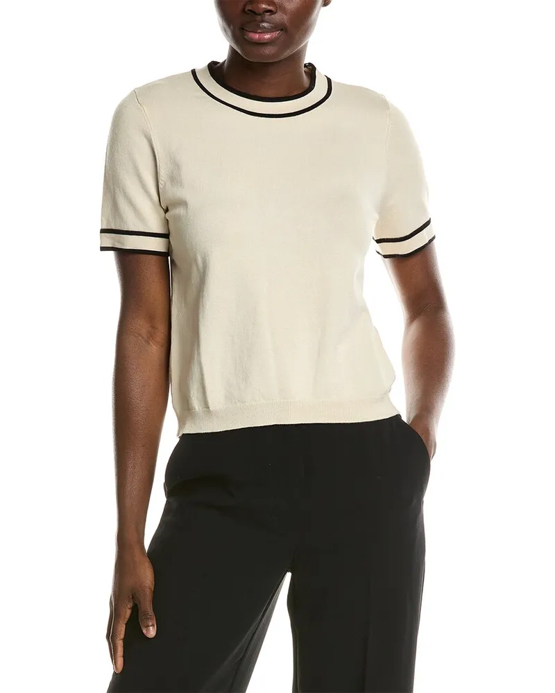 Vince Camuto Tipping Sweater Brown