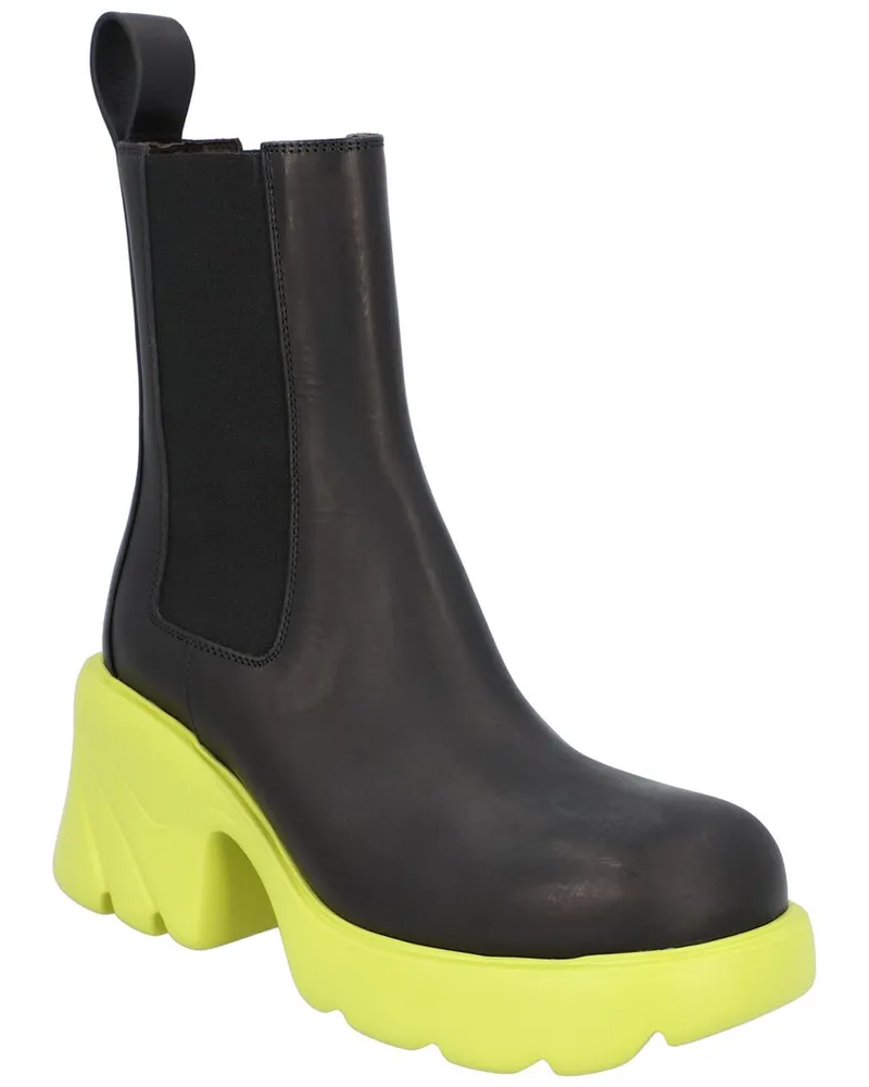 Bottega Veneta Flash Leather Bootie Nocolor