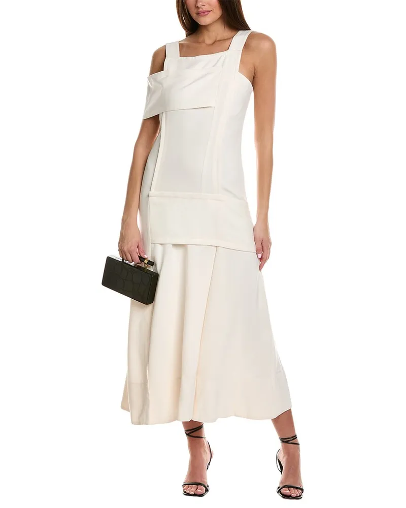 3.1 phillip lim Cold-Shoulder Maxi Dress Nocolor