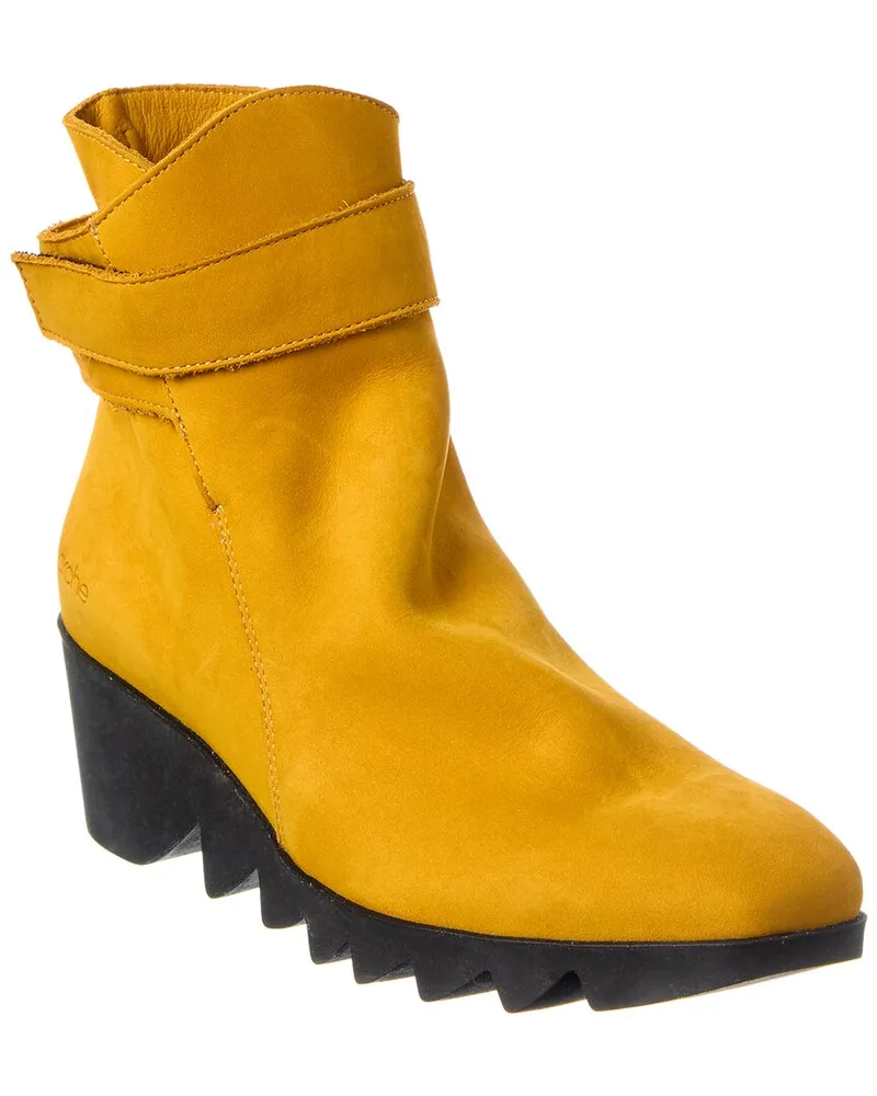 Arche Patero Leather Bootie Yellow