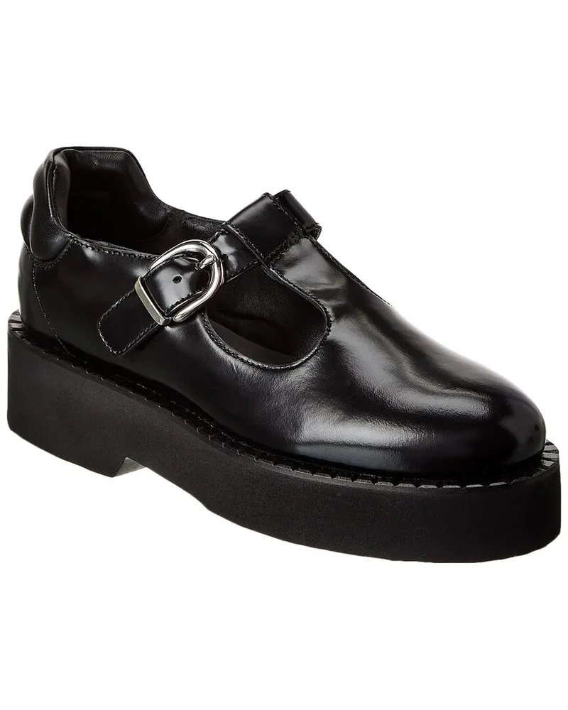 Aquatalia Malvina Weatherproof Leather Loafer Black