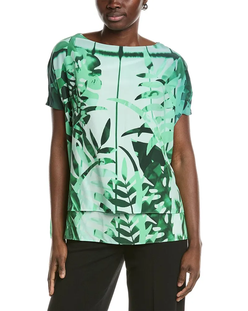 Akris Silk Blouse Green