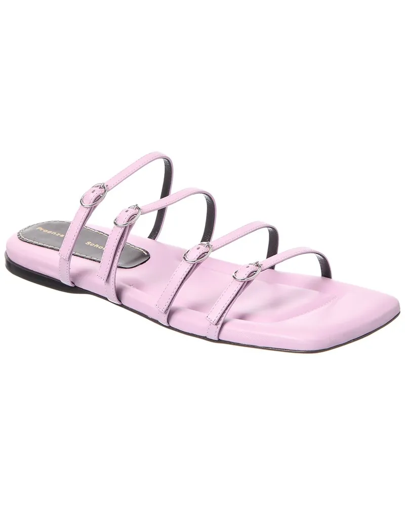 Proenza Schouler Leather Sandal Purple