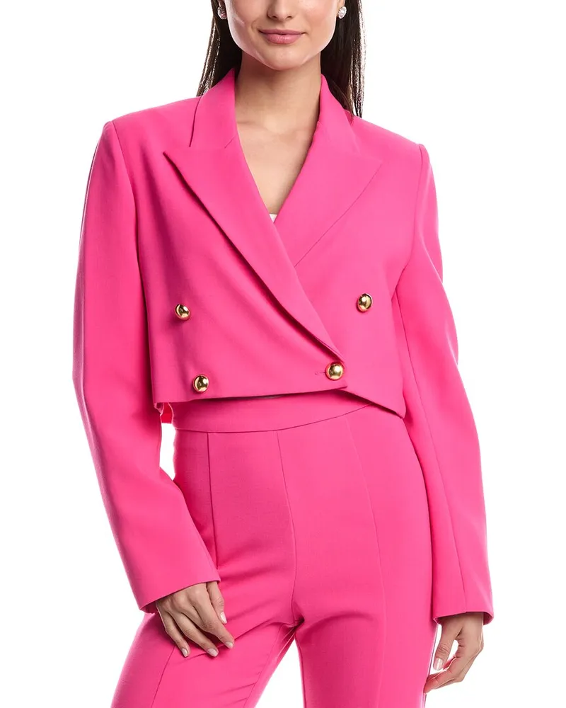 Black Halo Hugo Crop Blazer Nocolor