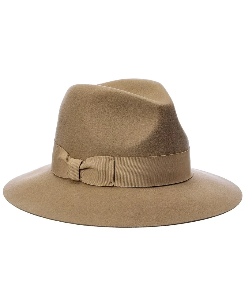 Bruno Magli Wool Felt Fedora Brown