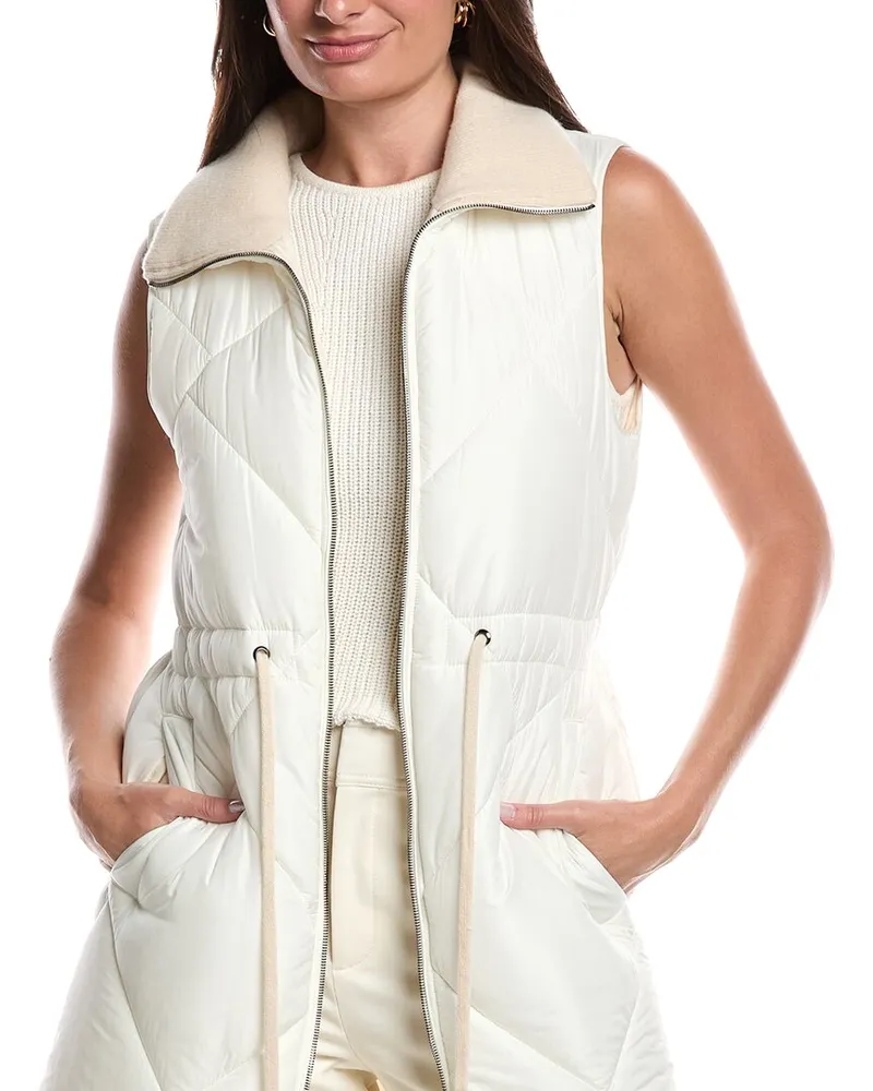 Peserico Wool & Cashmere-Blend Coat White