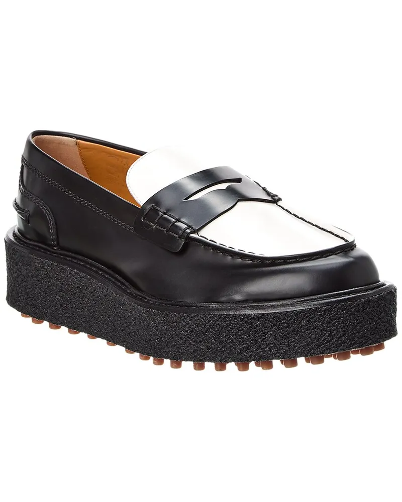 TOD'S TOD’s Leather Platform Loafer Nocolor